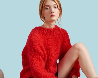 Loopy Mango Mohair Sweater PATTERN Mohair so Soft Yarn