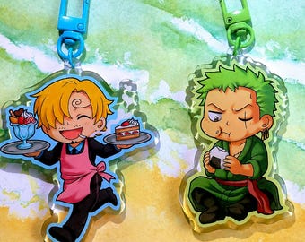 Zoro and Sanji charms