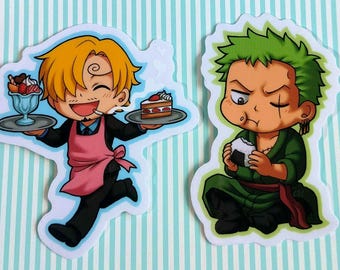 Zoro and Sanji stickers