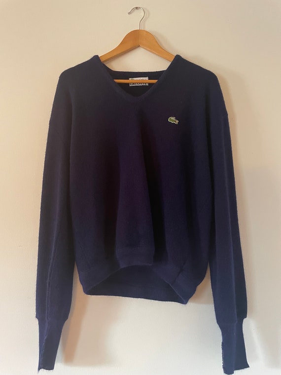 Vintage 60's 70" Navy Blue Izod Lacoste Navy Blue 