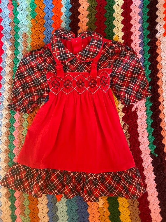 Piped Peter Pan Short Sleeve - Red