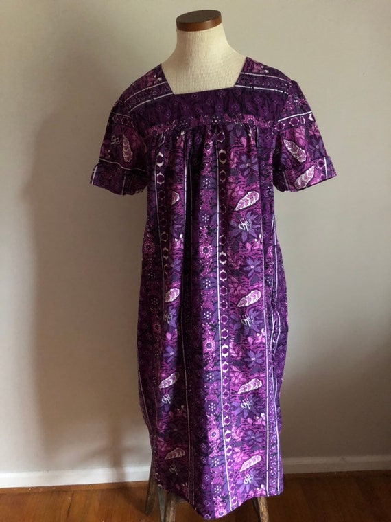cotton trapeze dress