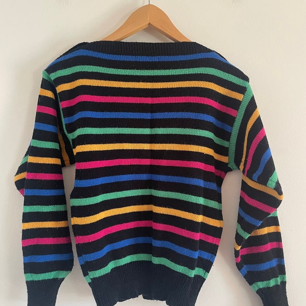 Rainbow Sweater - Etsy