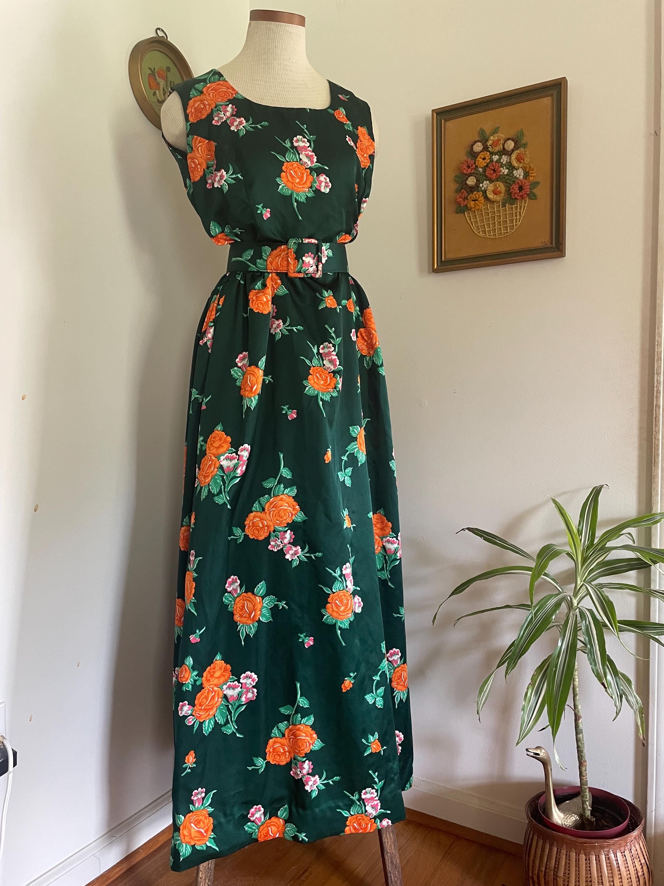 Bright 70s Dress