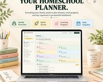 Webbapp för hemundervisningsplanerare | Lektionsplanerare | Hemundervisningsorganisatör | Elevframstegsspårare | Läslogg | Digital HTML-planerare