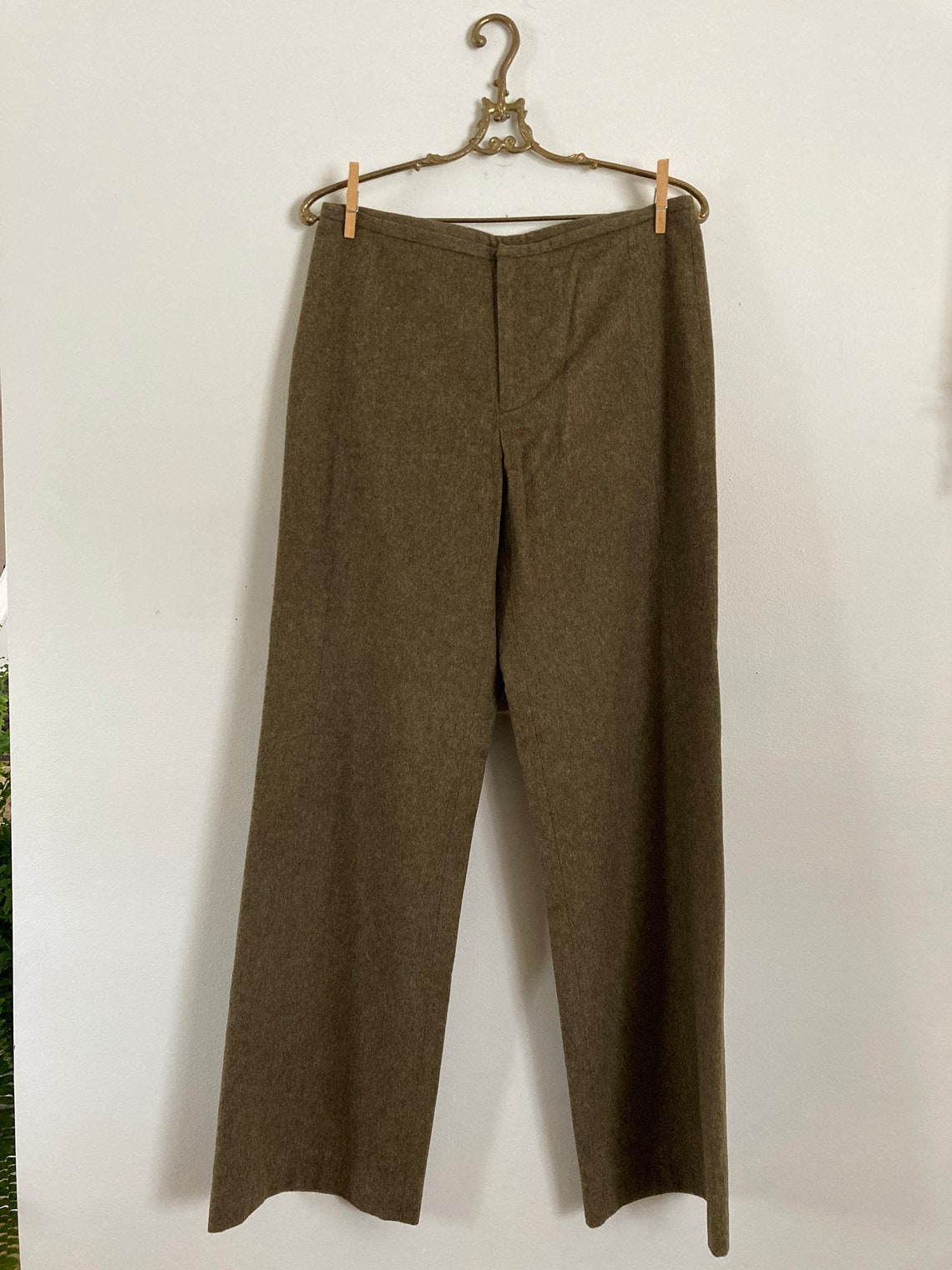 Vintage Eddie Bauer wool felt pants | Etsy