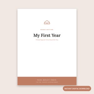 Tagebuch für das erste Berufsjahr als Krankenschwester (zum Ausdrucken) | Geschenk für Berufseinsteiger in der Pflege | Reflexionstagebuch (PDF) | Sofort-Download | Geschenk für Absolventen der Krankenpflegeschule