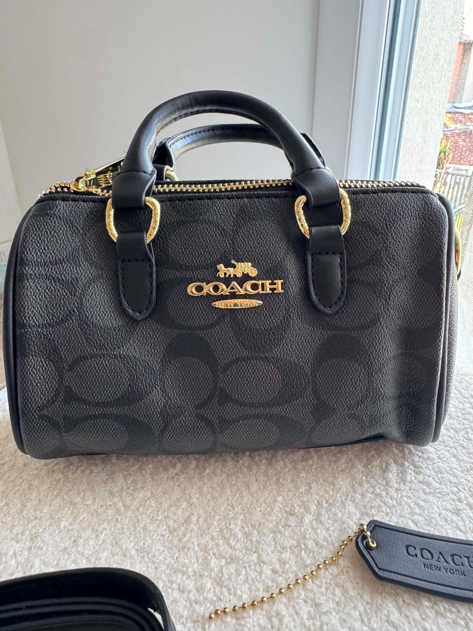 Coach Signature Bag Black - Etsy