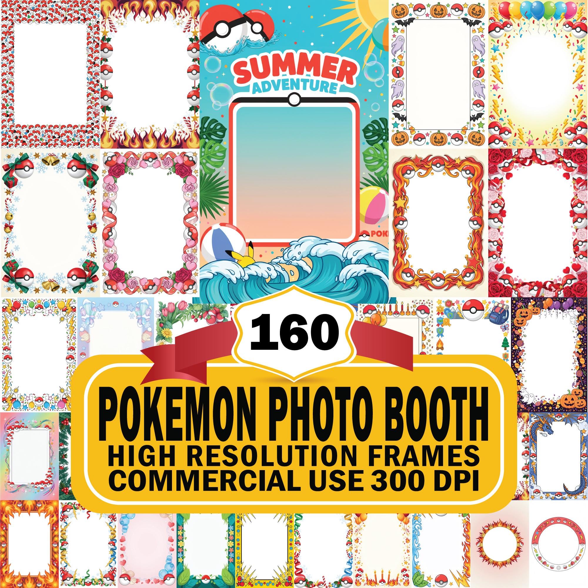 Pikachu photobooth - Etsy 日本