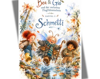 Off to the next adventure | Children's book PDF | Read-aloud book | Adventure | Fantasy & Dragons for children | Chapter 3 Schmetti | Instant download