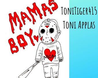 Jason Art Print, 8x10 Inch Print, Mama's Boy