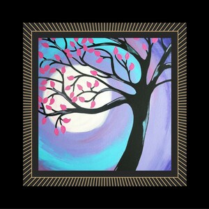 Pink and Purple Tree, 8x10 Inch Print, Nature Wall Home Decor, Tree Gift Idea image 2