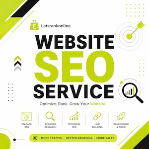 Servicio profesional de SEO para sitios web: optimización en la página, técnica, local, AI, AEO y geográfica, auditoría SEO para el crecimiento del sitio web.