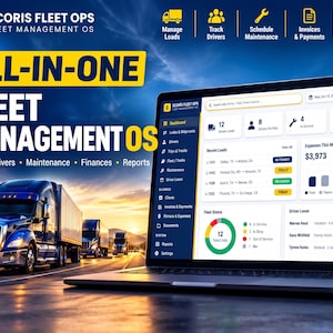 Fleet System: Truck Driver Tracker, IFTA Organizer Offline Dashboard, Load Logistics Transport