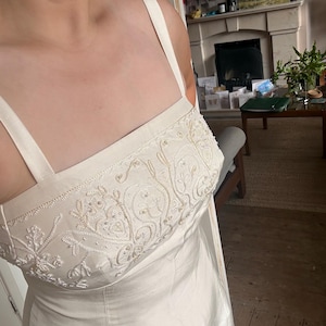 second hand designer dresses MS24-Wedding Guest Cream Mocha Stripe Knit Color:Frosted sage Luxury clothes