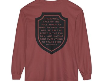 T-shirt met lange mouwen waarop je Christus aantrekt