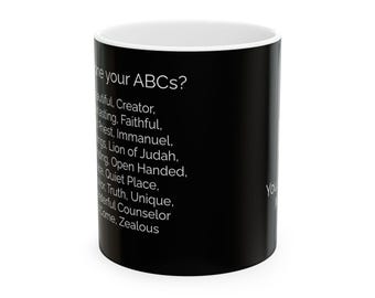 Heb je je ABC's al geleerd? Keramische mok 325 ml
