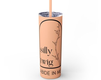 Abide In Me drinkbeker met rietje, 590 ml