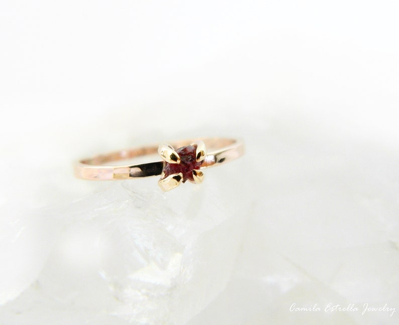 Ruby Engagement Ring Promise Ring Ruby Ring Ruby Stone Etsy