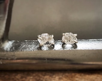 Boucles d’oreilles Herkimer Diamond, Boucles d’oreilles Herkimer Diamond Stud, Boucles d’oreilles Herkimer Diamond Gold, Herkimer Stud Boucles d’oreilles