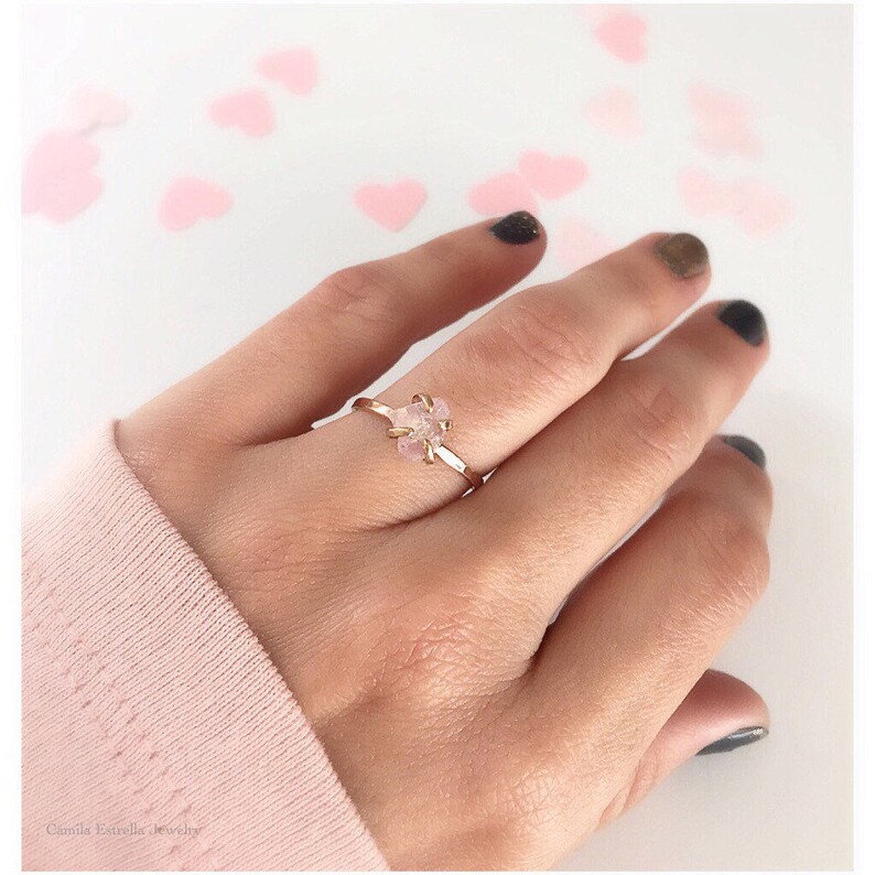 women rose quartz engagement ring women rose quartz engagement ring