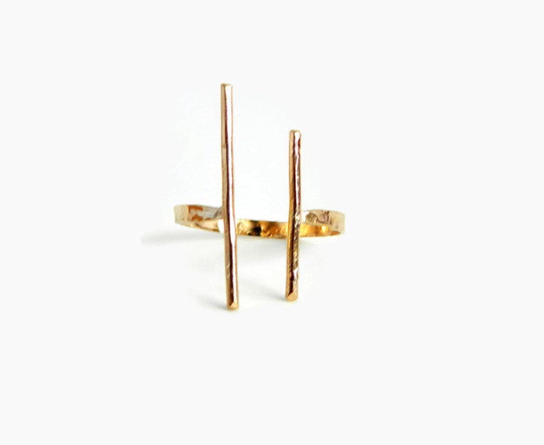 Double Bar Ring Stacked Ring Open Bar Ring Under 35