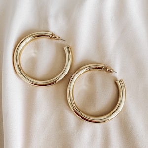 gold filled hoop earrings