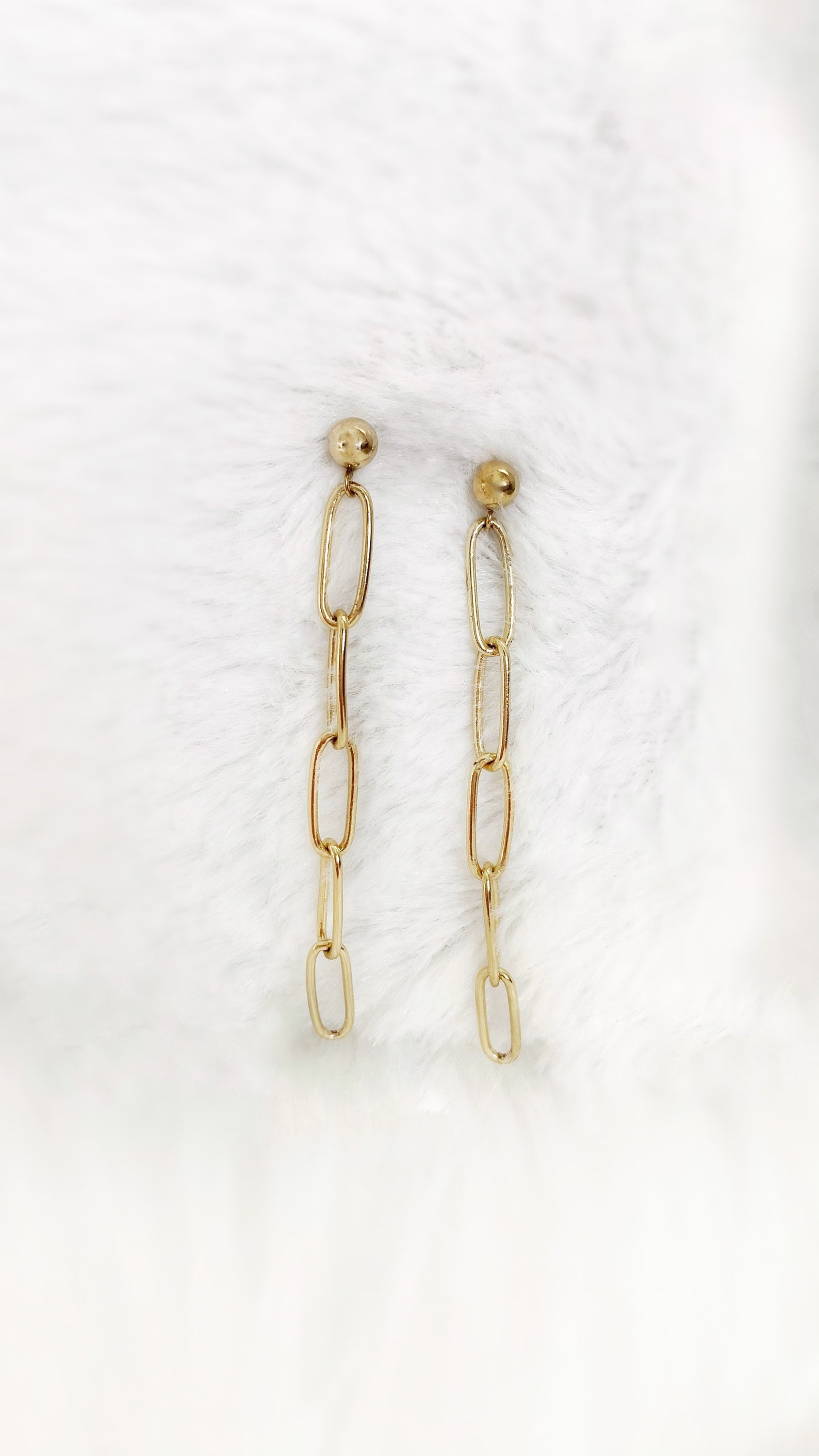 Paper Clip Earrings Gold Filled Paper Clip Earrings Paper - Etsy