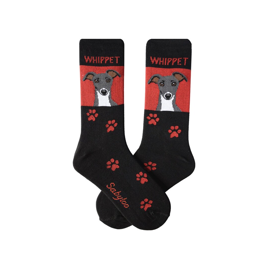 Whippet Dog Socks for Dog Lovers, Men and Women, Gift Etsy