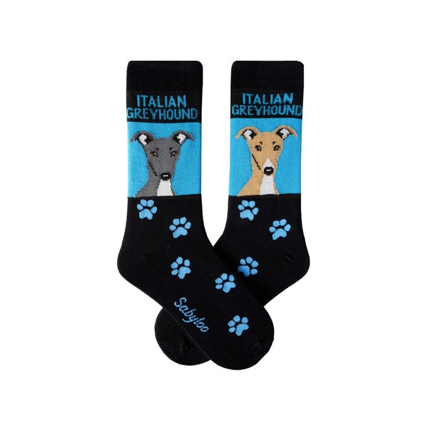 Italian Greyhound Dog Socks for Dog Lovers, Men and Women, Gift