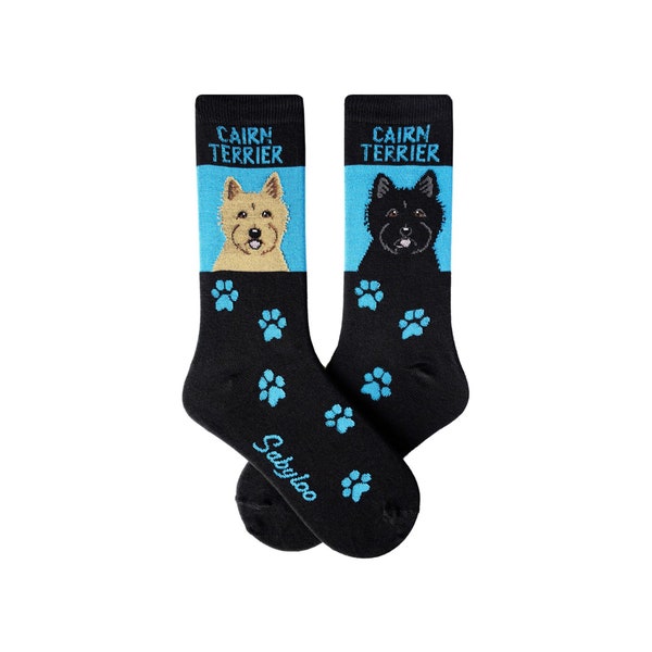 Cairn Terrier Dog Socks for Dog Lovers, Men and Women, Gift