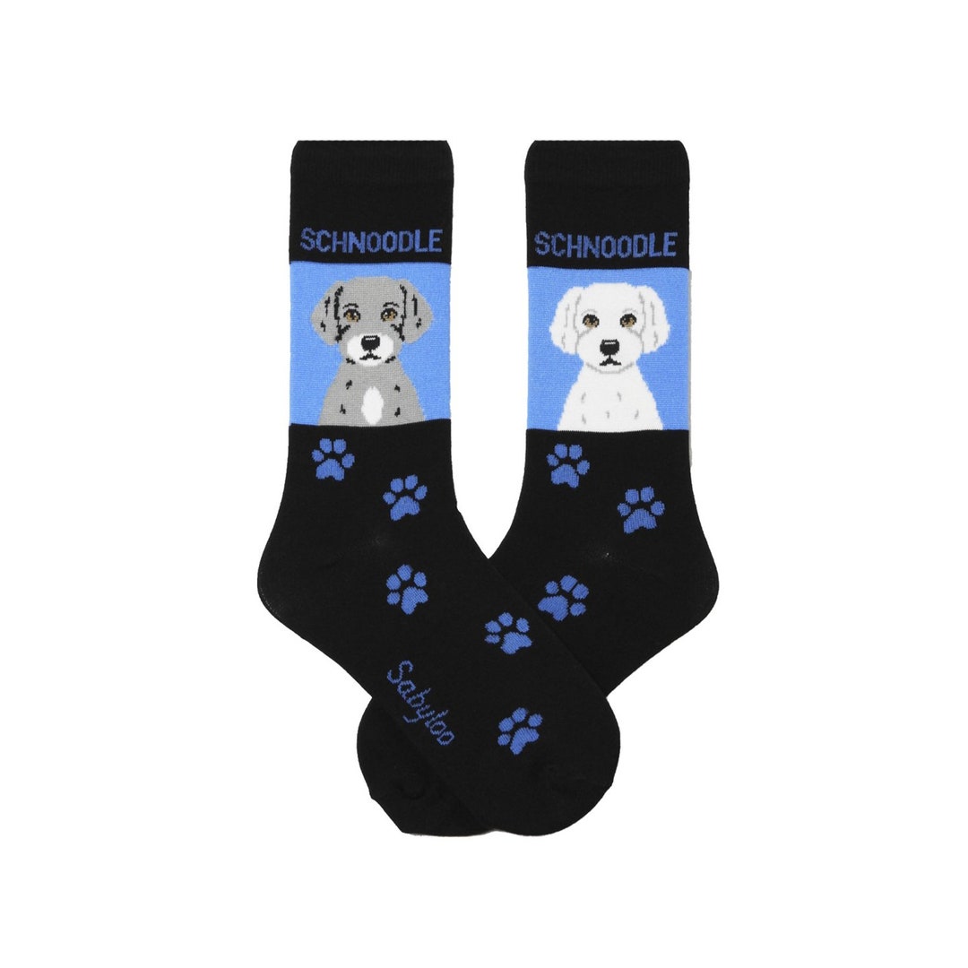 Schnoodle Dog Socks for Dog Lovers Men and Women Gift Etsy