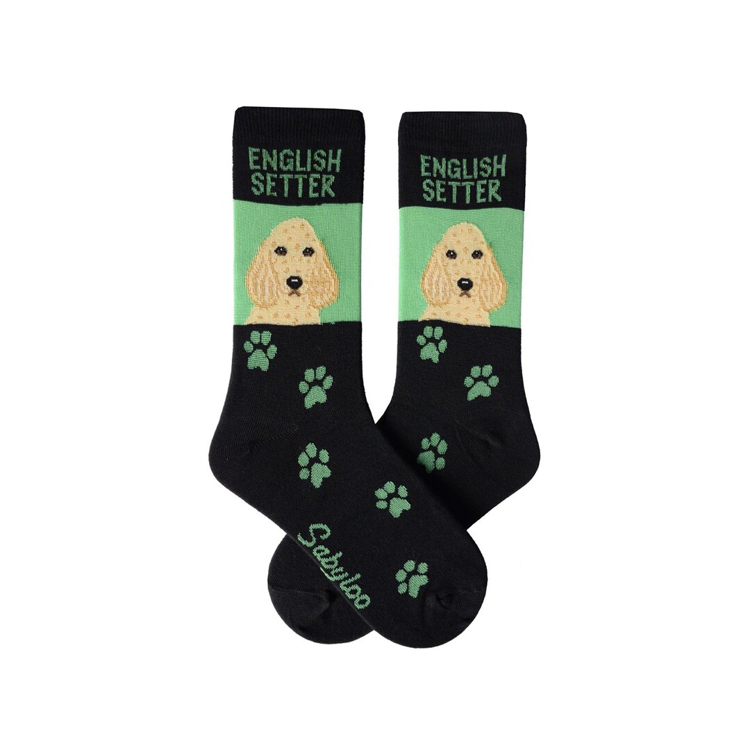 English Setter Dog Socks for Dog Lovers, Men and Women, Gift Etsy