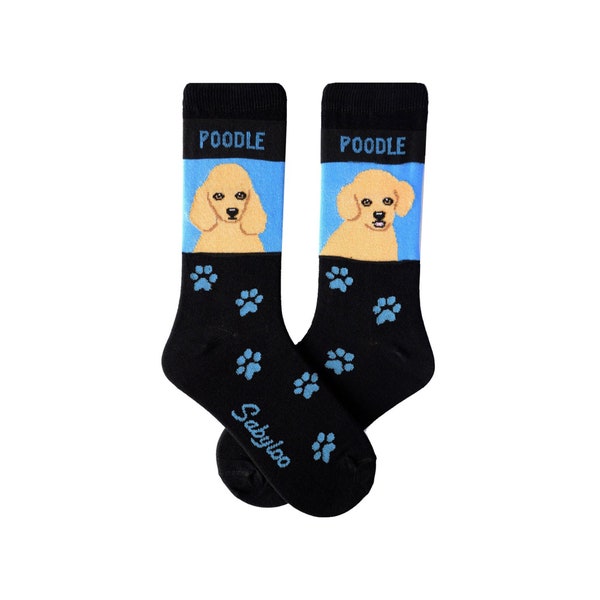 Poodle Apricot Dog Socks for Dog Lovers, Men and Women, Gift