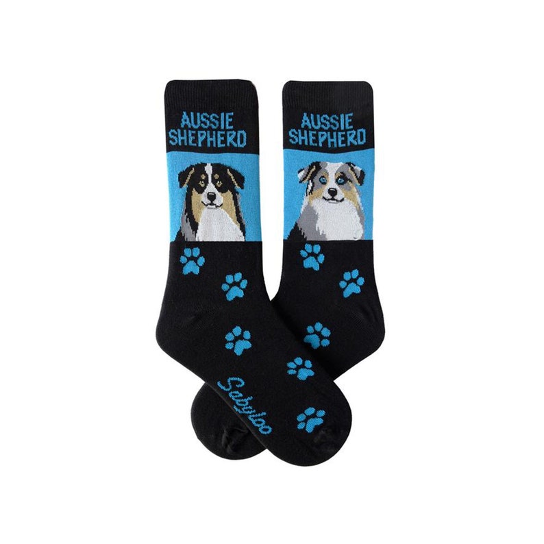 Australian Shepherd Dog Socks for Dog Lovers Men and Women Etsy
