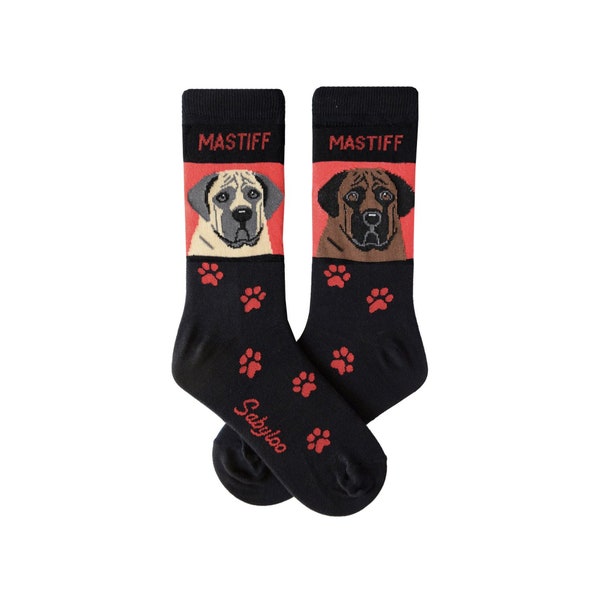 Mastiff Dog Socks for Dog Lovers, Men and Women, Gift