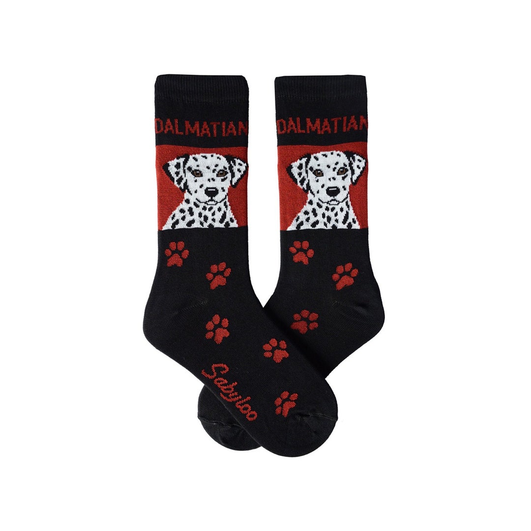 Dalmatian Dog Socks for Dog Lovers, Men and Women, Gift Etsy