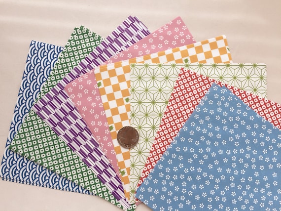 48 Sheets Of Origami Paper Kyo Chiyogami 6 Square Chiyogami Japanese Traditional Patterns