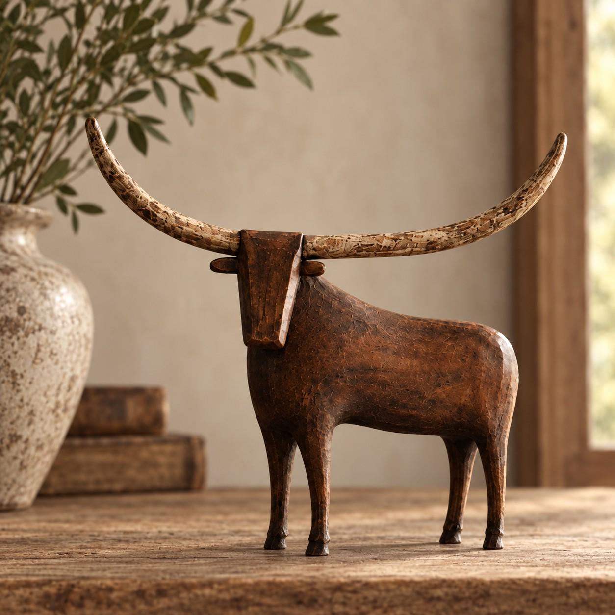 Carved wood cowboy - Etsy 日本
