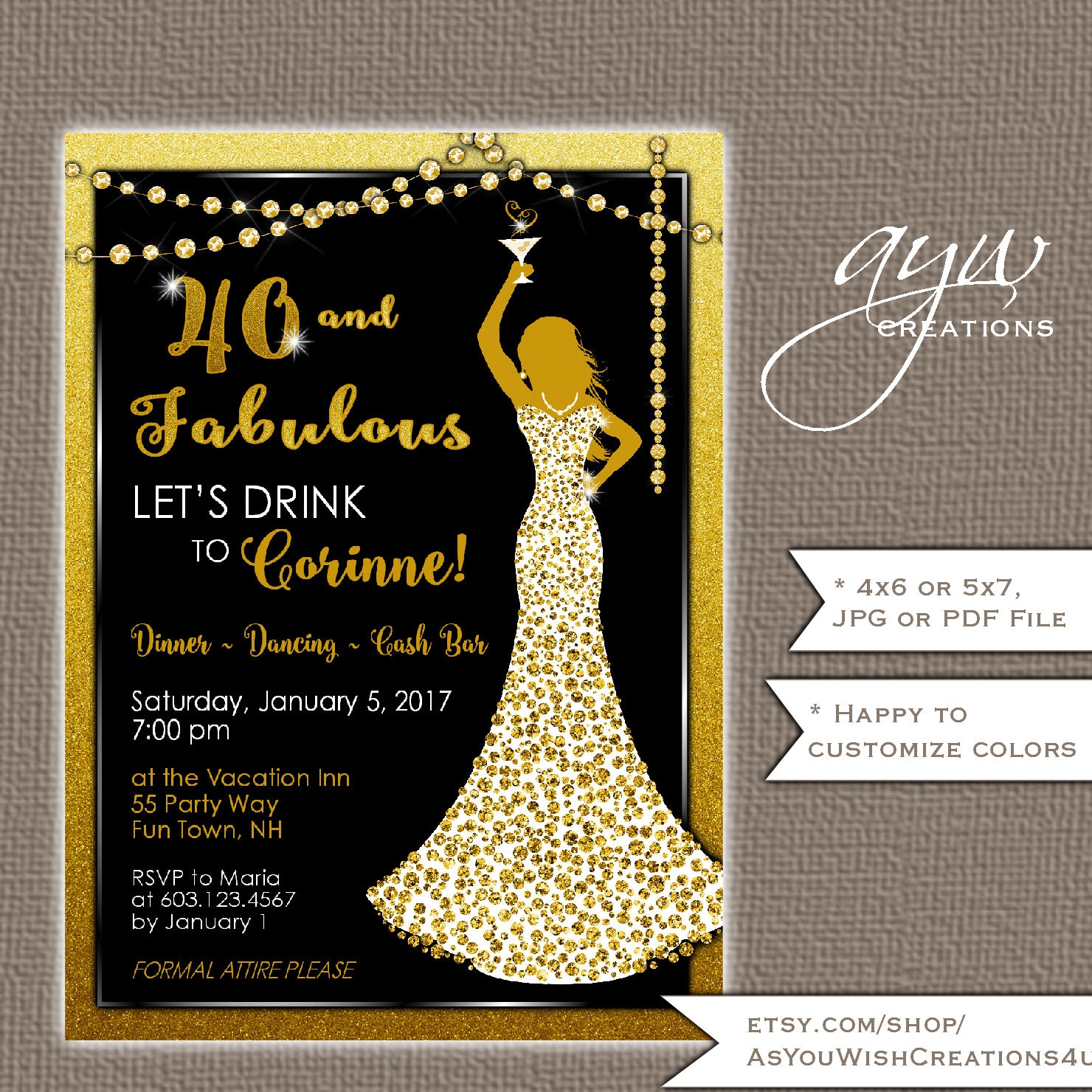 50th-birthday-party-invitation-for-the-woman-who-is-fifty-and-etsy