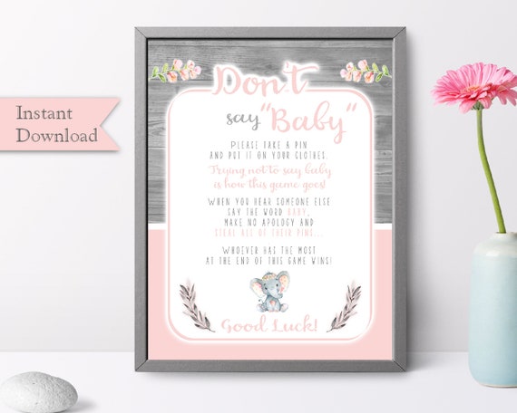 elephant baby shower decorations girl