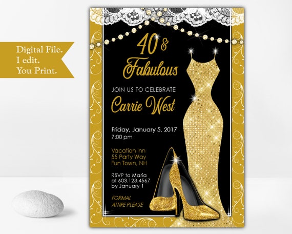 Dress code top for party invitation