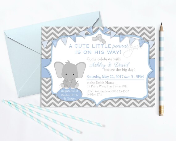 coed baby shower invitations online