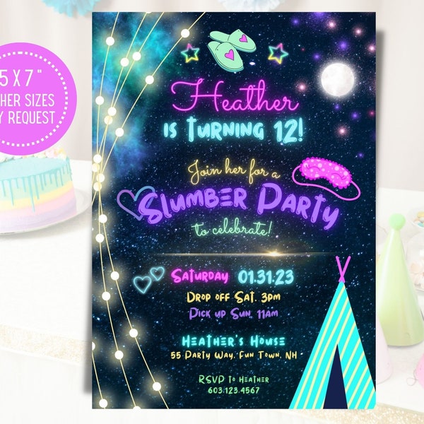 Girls Sleepover - Etsy