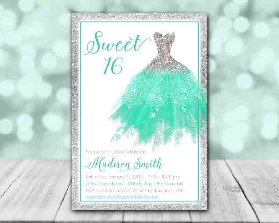 turquoise sweet 16