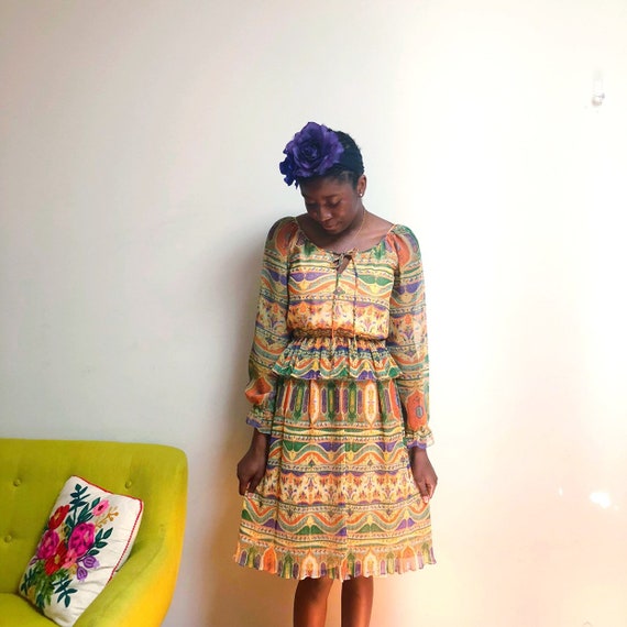 peplum dress ethnic