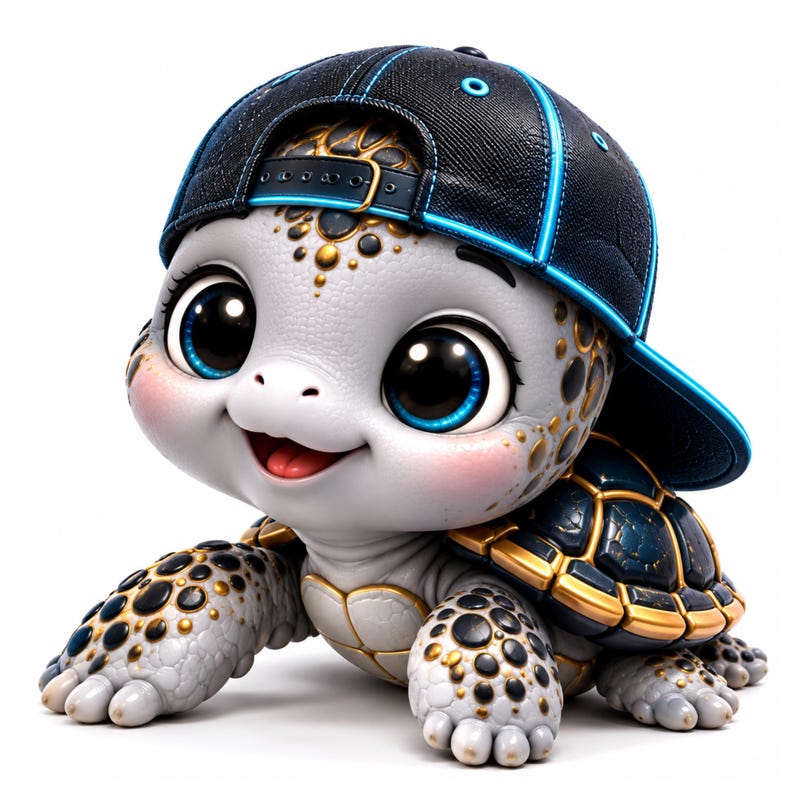 25+ Cute Baby Sea Turtle Clipart PNG, Black Gold Turtle Designs, Ocean ...