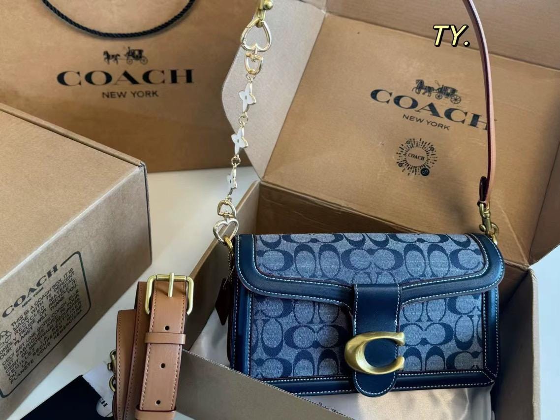 Vintage Coach Bag Blue - Etsy Canada