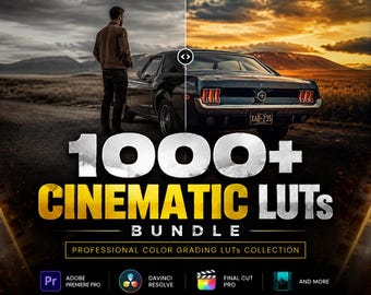 Bundel met meer dan 1000 cinematische LUT's | Ultiem kleurcorrectiepakket voor filmmakers