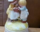 Holly Hobbie Music Box Childrens Marching Song 1974